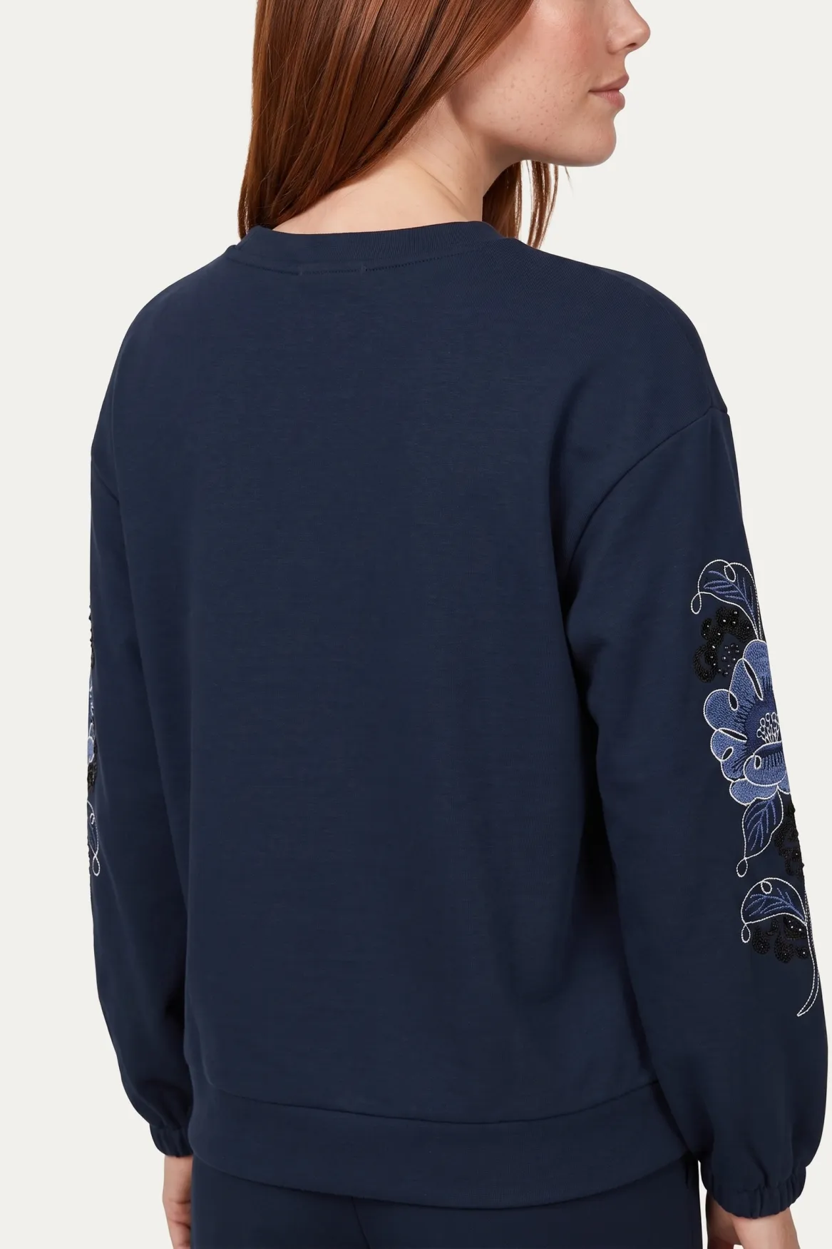 G-maxx Nerissa Top PU Dark Blue, PU-top in donkerblauw